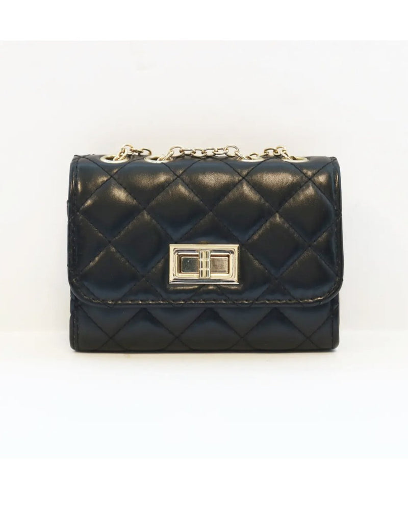 SQUARE QUILTED PURSE